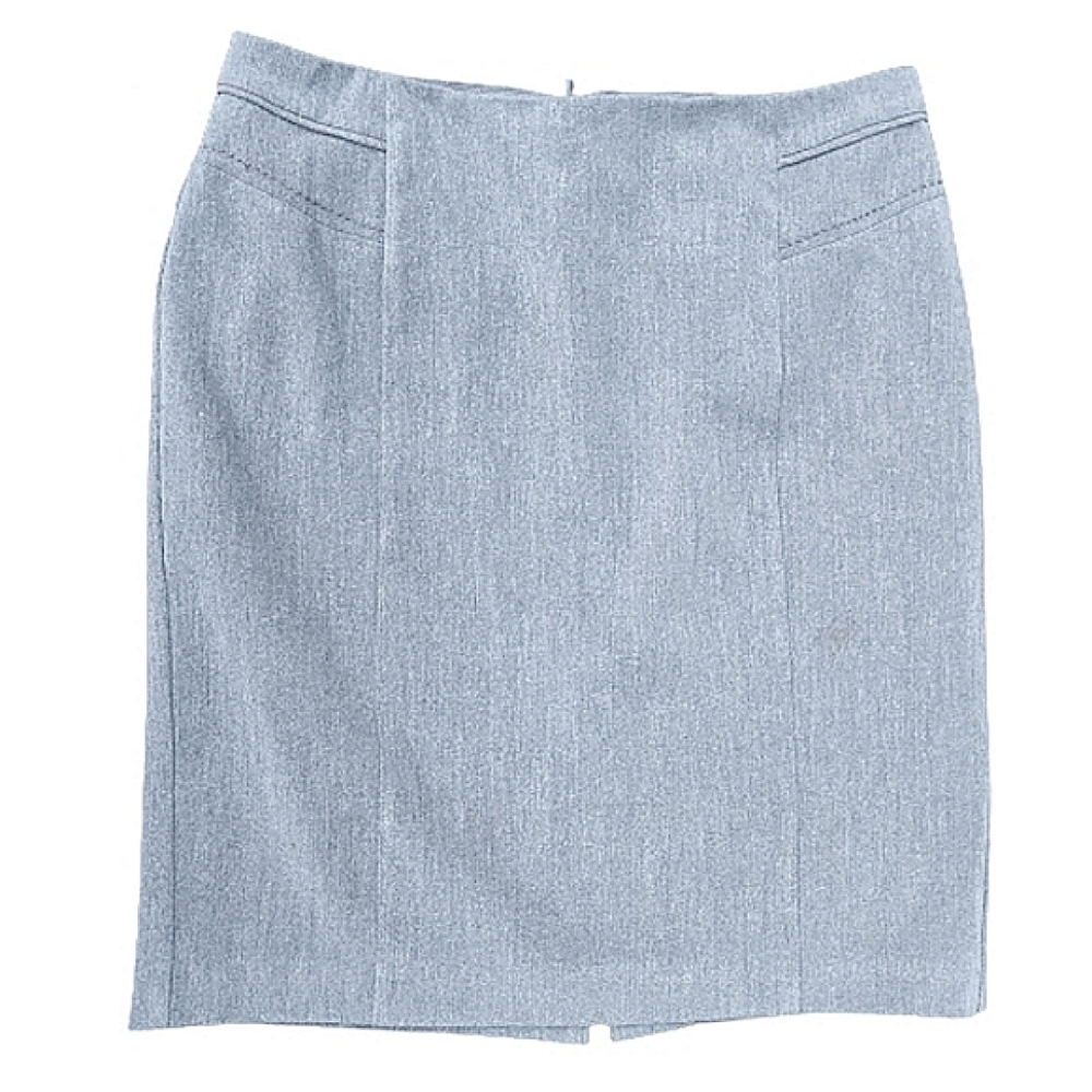 Worthington Petite Stretch Gray Normcore Light Academia Pencil Skirt ♥️